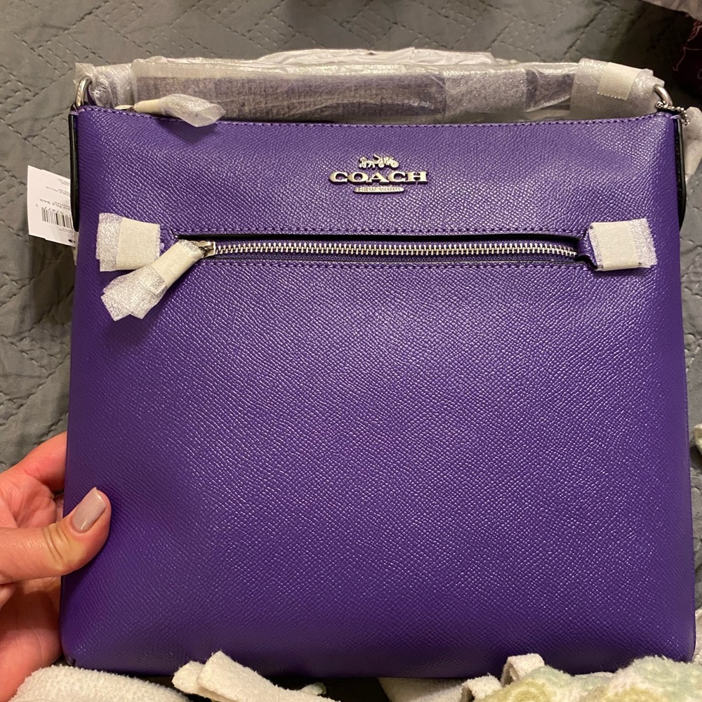 NWT coach crossbody Rowan file bag
